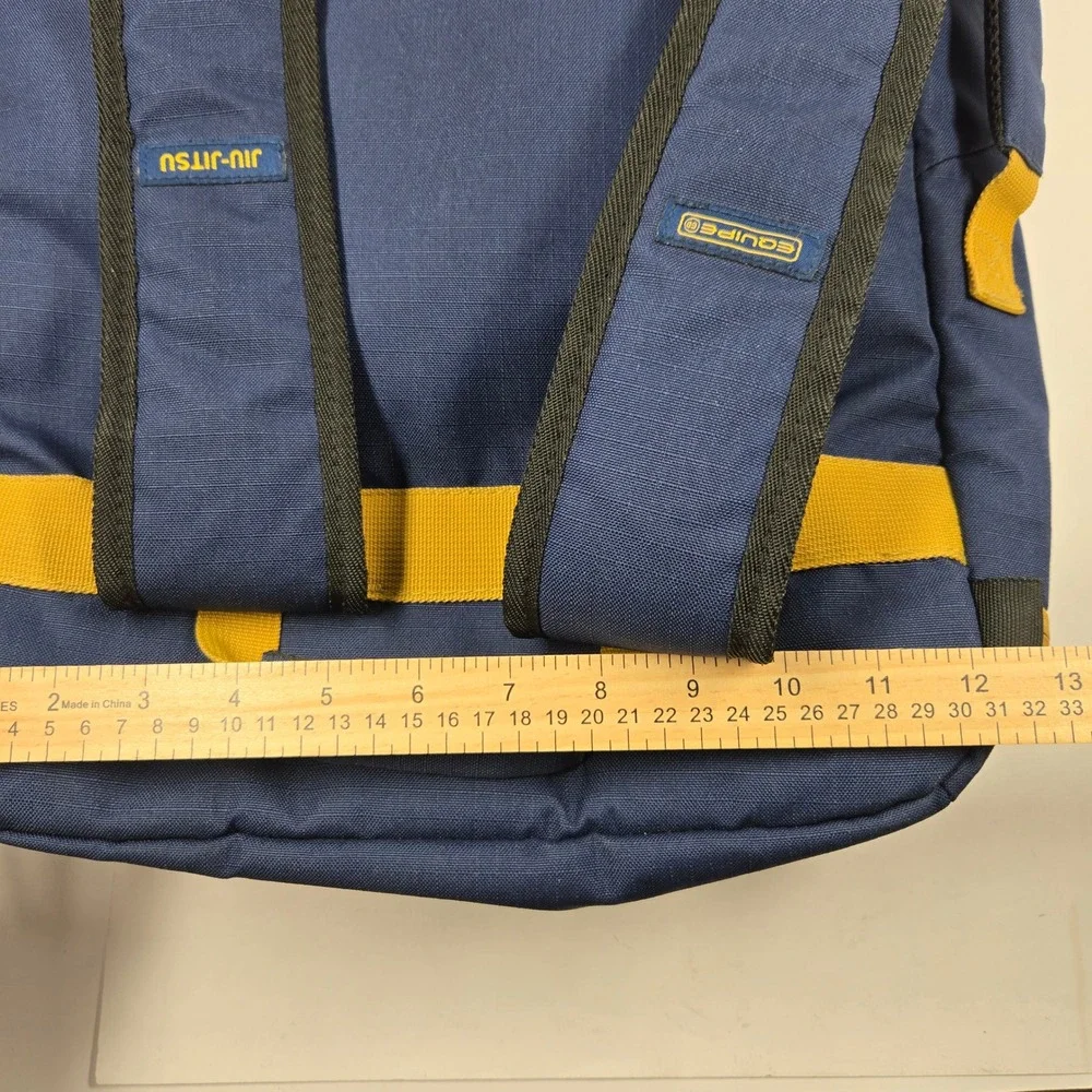 Gracie Barra Lutador Equipe GB Jiu-Jitsu Backpack Navy Gold Brazil Gear Bag - Picture 13 of 13